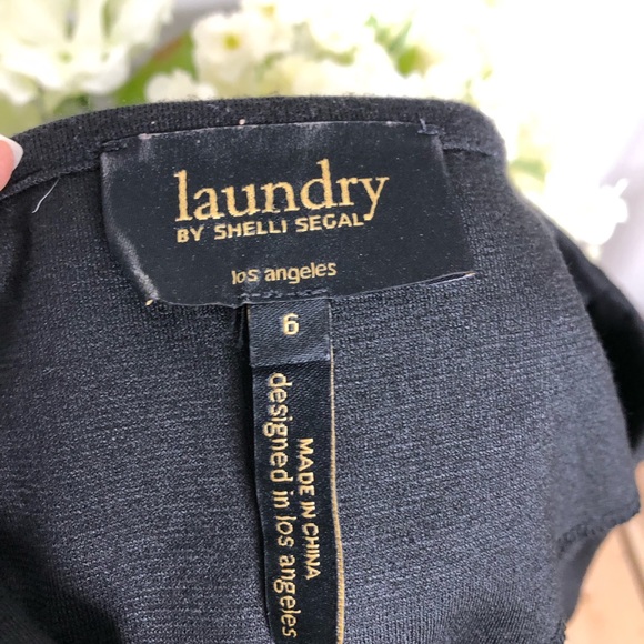 LAUNDRY by Shelli Segal Black  mini dress - Picture 8 of 8